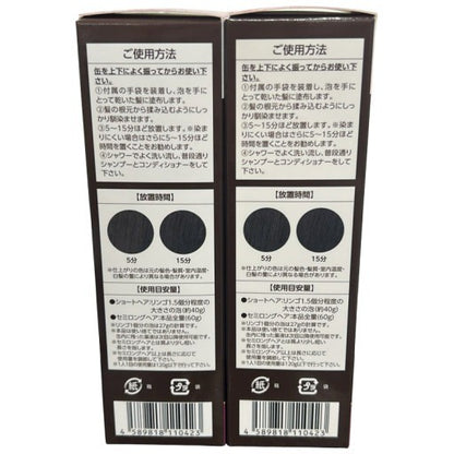 C15U ヘアリシェ ナチュラルエアリーカラー ダークブラウン 60g 2個セット