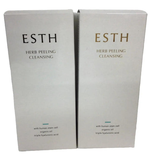 C444 ESTH ハーブピーリングクレンジング AHA 毛穴 クレンジング 洗顔 美容液 ブースター パック 120g 2個セット