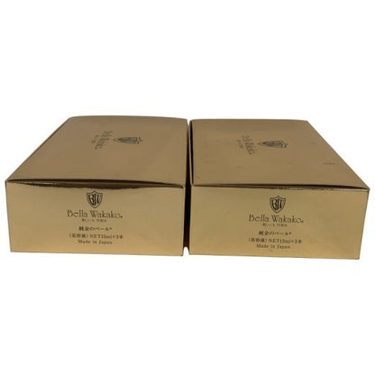 C376 Bella Wakako ベラワカコ 純金のベール  美容液 金箔配合 エイジングケア(15ml×3本)×2箱セット