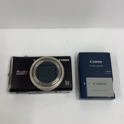 C54F D Canon デジタルカメラ PowerShot (パワーショット) SX200 IS ブラック PSSX200IS(BK)