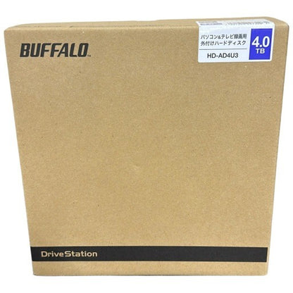 D BUFFALO バッファロー HD-AD4U3 外付けハードディスク ＜ パソコン&テレビ録画用 ＞ 4.0TB