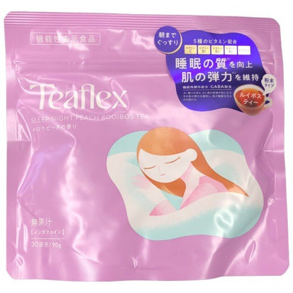 CA66 K Teaflex ティーフレックス ルイボスティー SLEEP NIGHT PEACH 90g●賞味期限：2028/2/21～