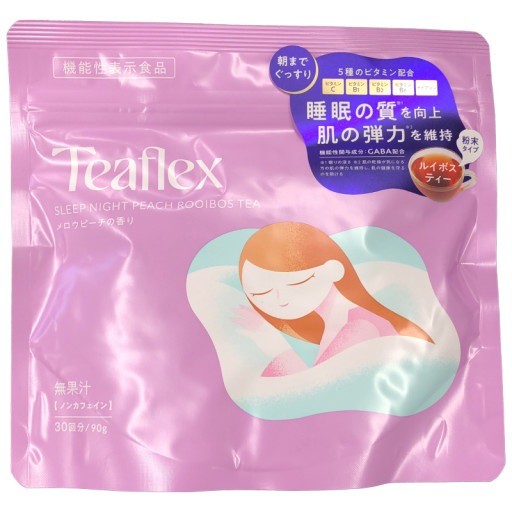 CA66 K Teaflex ティーフレックス ルイボスティー SLEEP NIGHT PEACH 90g●賞味期限：2028/2/21～