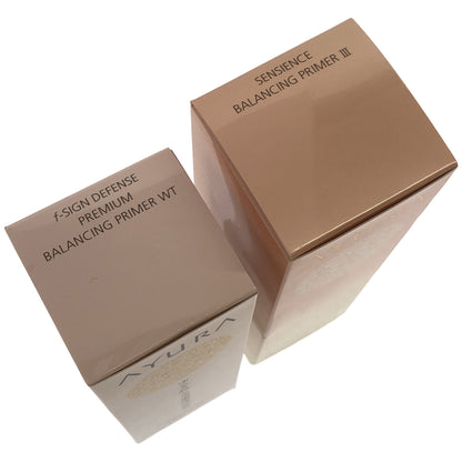 Z000 アユーラ センシエンス バランシングプライマーIII 100mL & fサインディフェンス プレミアム バランシングプライマー WT 75mL 計2個セット　ラスト1点！