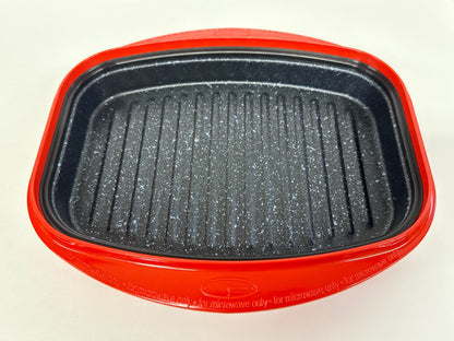 CH26 D Dinos ディノス レンジメート プロ 電子レンジ専用調理器具 グランデ レッド