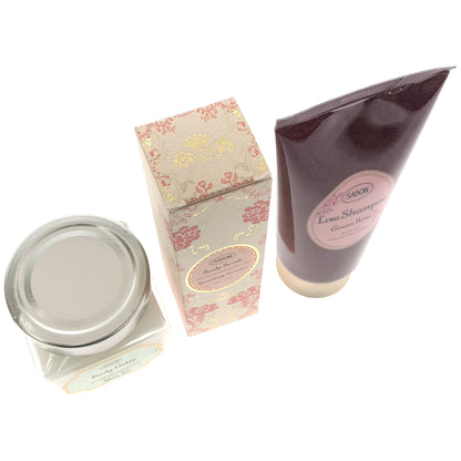 Z000 SABON ヘッドスクラブ リプレニッシング 90g & ローシャンプー グリーン・ローズ 200mL などセット　ラスト1点！