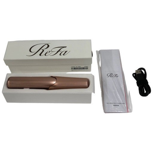 C931 ReFa リファビューテック フィンガーアイロン RE-AI05A ピンク ストレートアイロン