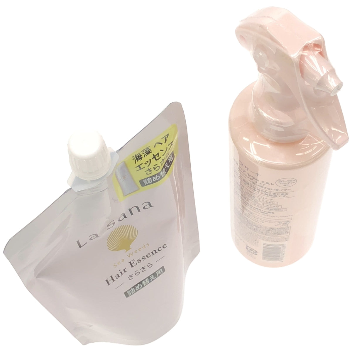 Z000 ラサーナ 海藻 ヘア セラム ミスト 200mL & 詰め替え用 140mL 2個セット