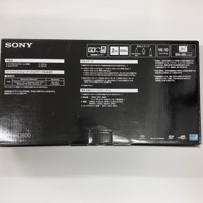 C61U D ソニー SONY デジタルフォトフレーム S-Frame HD800 8.0型 内蔵メモリー2GB ホワイト DPF-HD800/W