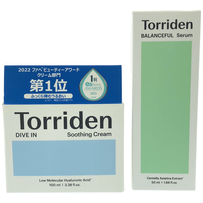 Z000 トリデン ダイブイン スージングクリーム 100ml & バランスフル セラム 50ml 2個セット　ラスト1点！