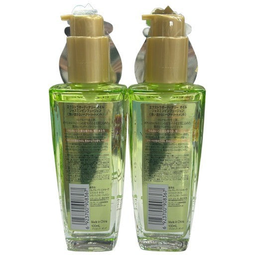 C86U ロレアル パリ ヘアオイル ジャスミン インフュージョン 洗い流さない トリートメント(100ml) 2個セット