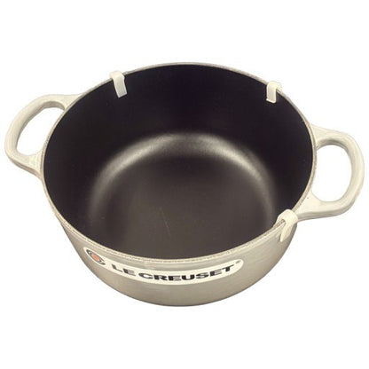 CW6P Le Creuset ル・クルーゼ シグニチャー ココット・ロンド 20cm ミストグレー Le Creuset Black