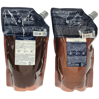 Z000 ロクシタン ピュアフレッシュ シャンプー つめかえ用 500mL & ピュアフレッシュ コンディショナー つめかえ用 500mL 2点セット　ラスト1点！
