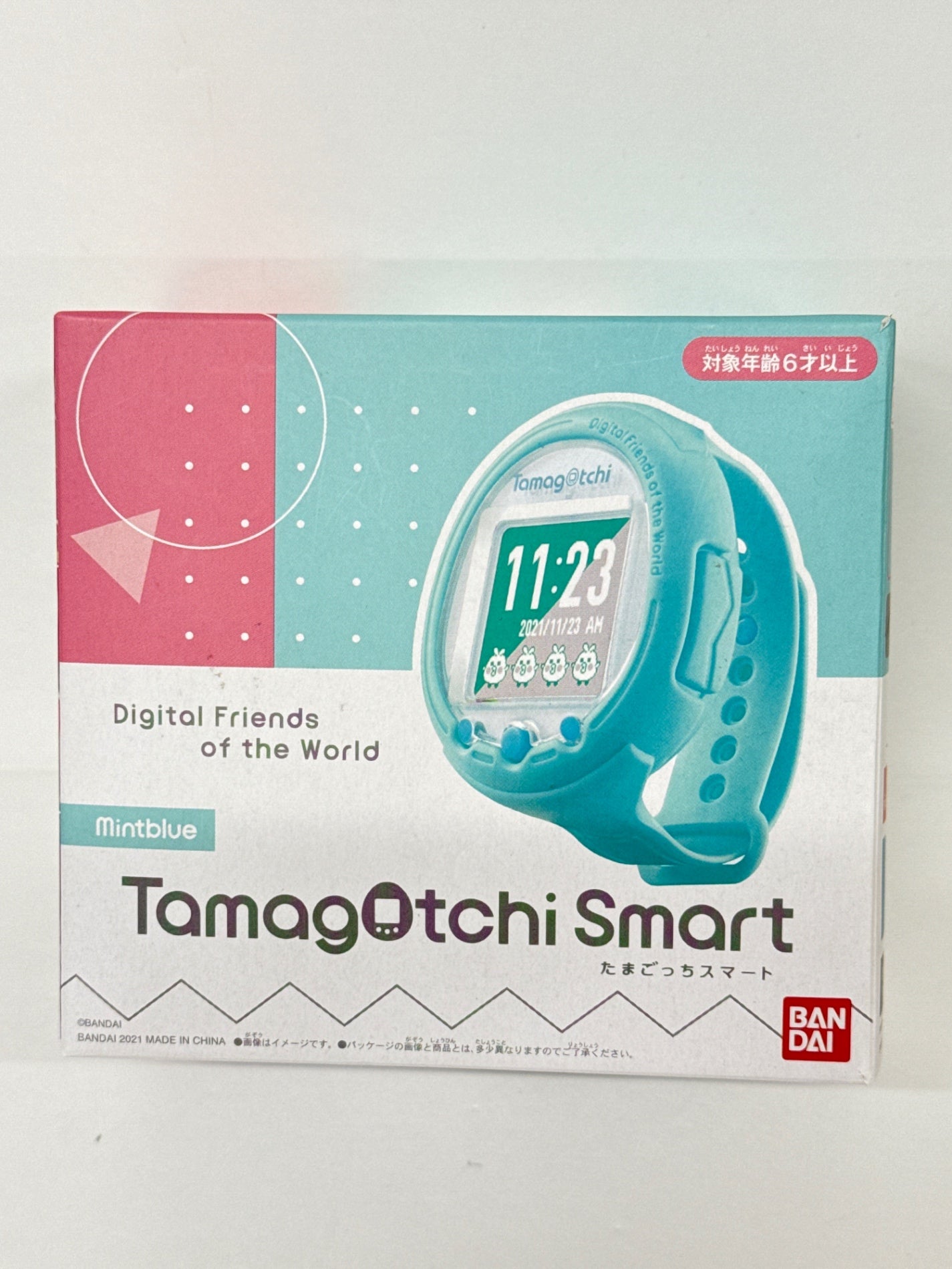 D BANDAI バンダイ Tamagotchi Smart たまごっちスマート ミントブルー バングル付