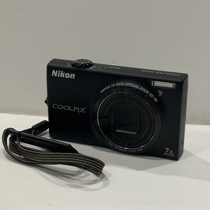 C9P1 D NikonデジタルカメラCOOLPIX S6100 ノーブルブラック S6100BK
