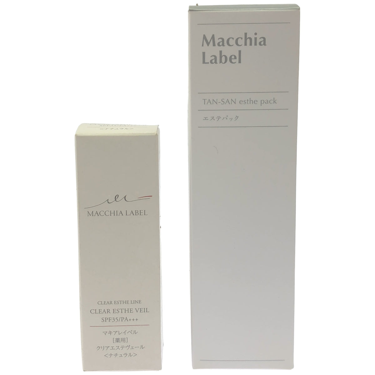 Z000 マキアレイベル エステパック a < パック・マッサージ洗顔 > 100g & 薬用クリアエスヴェール 13mL ２本セット　ラスト1点！