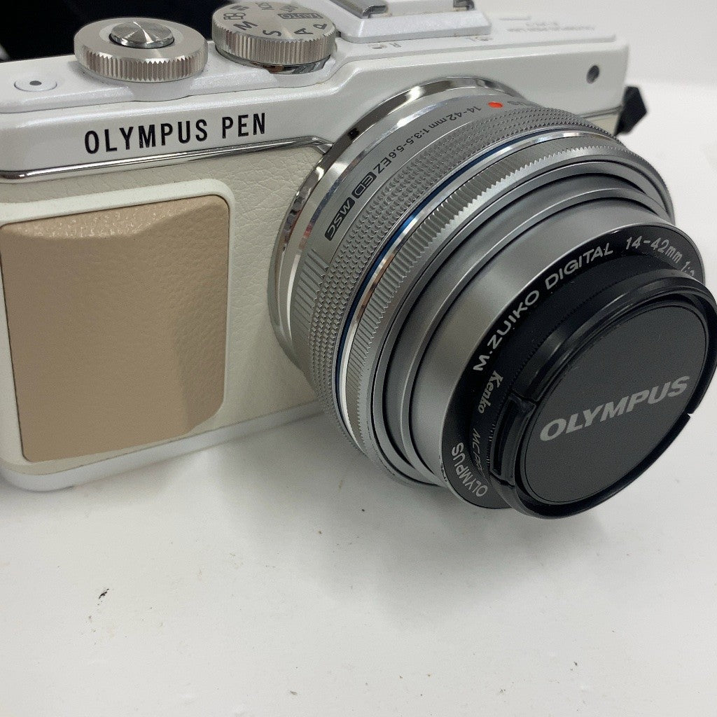 C54S D OLYMPUS PEN Lite E-PL7 14-42mm EZレンズキット ミラーレス一眼　ホワイト