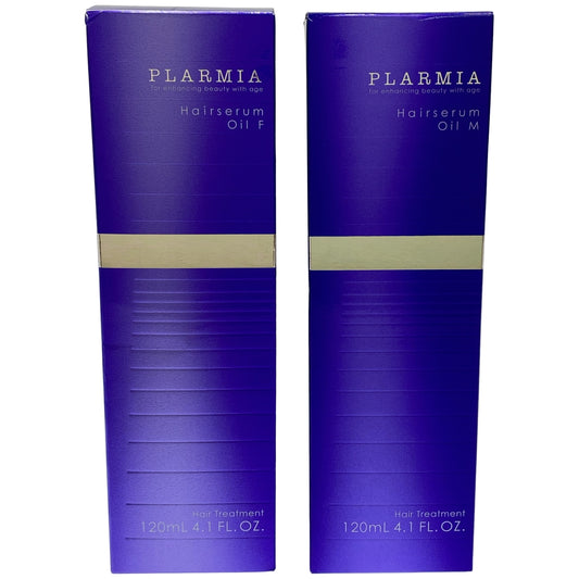 Z000 プラーミア ヘアセラムオイル M 120mL & ヘアセラムオイル F 120mL 2個セット