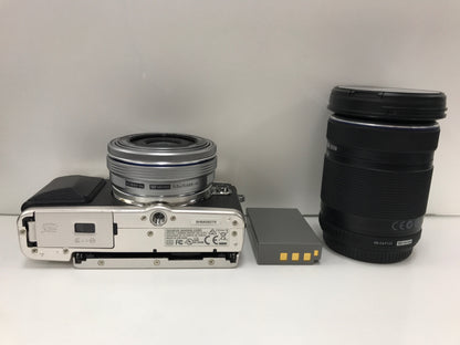 C622 D オリンパス OLYMPUS PEN E-PL7 EZ DZKIT SLV V205072SE001 EZダブルズームキット シルバー ミラーレス一眼