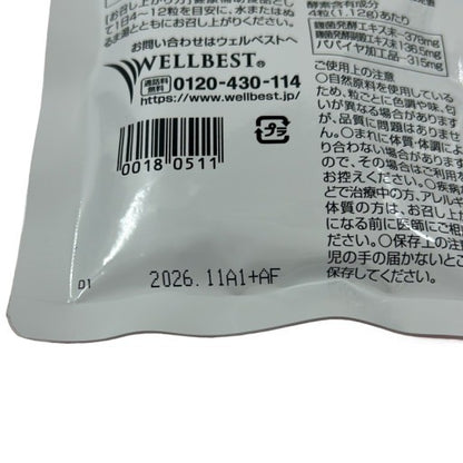 CB27 K ウェルベスト 新谷酵素UP 酵素サプリ 消化・代謝サポート 健康維持 120粒●賞味期限：2026/11～