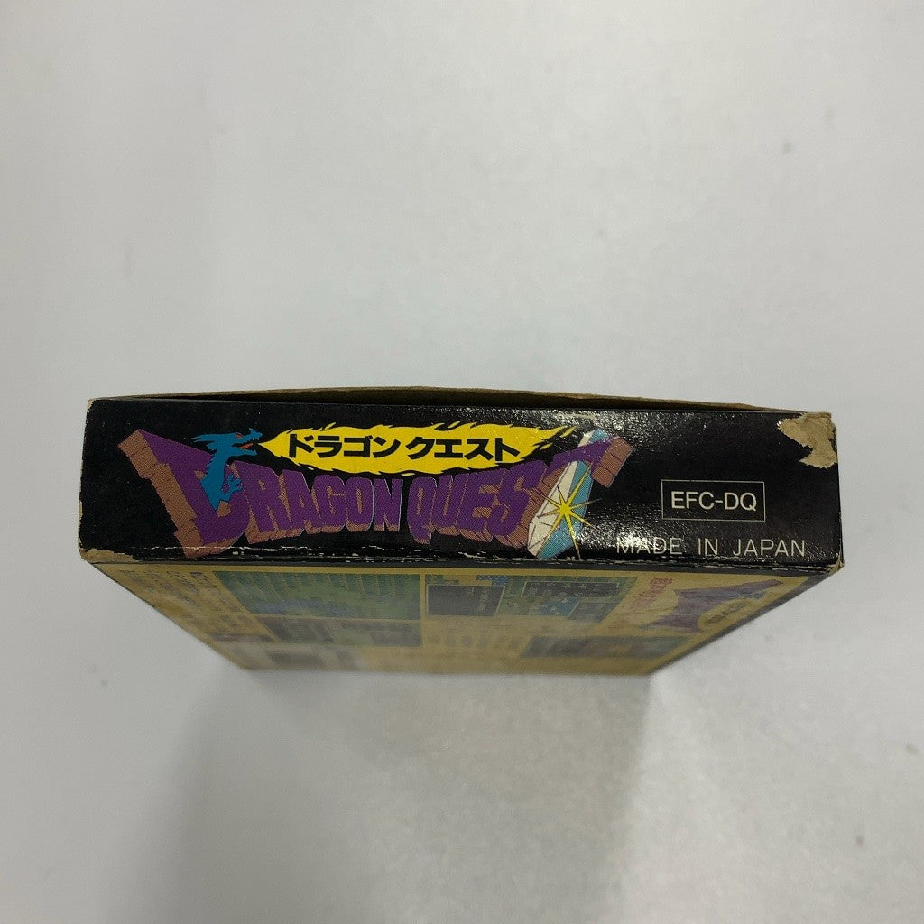 FC01　ドラゴンクエスト1　ファミリーコンピュータ用ソフト　初代ドラクエ　箱・取説いたみ