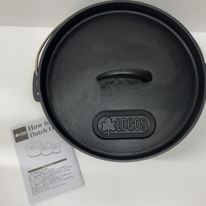 C544 D LOGOS  ロゴス ダッチオーブン SLダッチオーブン9inch・ディープ（バッグ付き）