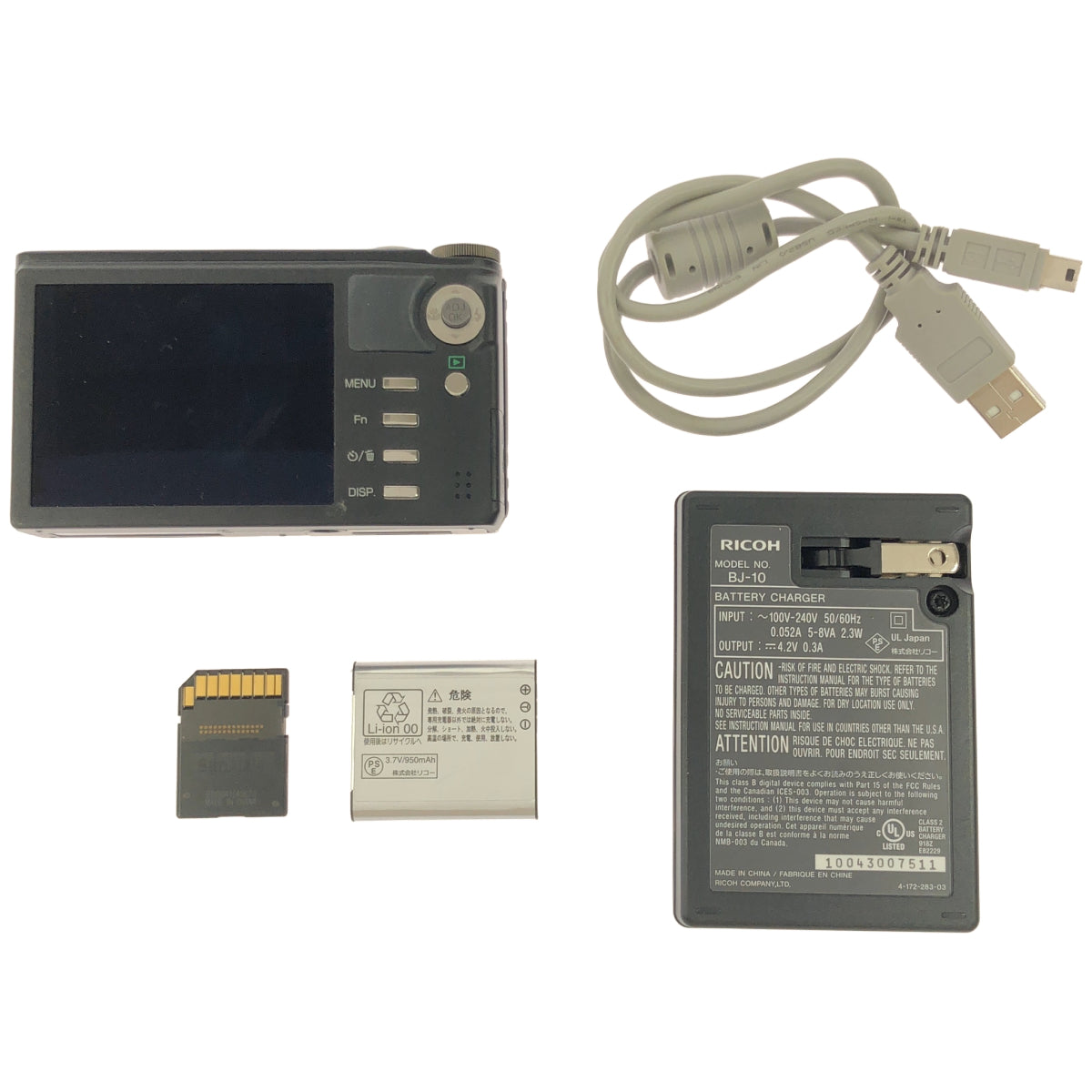 Z000 RICOH リコー CX3 DC3.8V 1.7W デジタルカメラ　ラスト1点！
