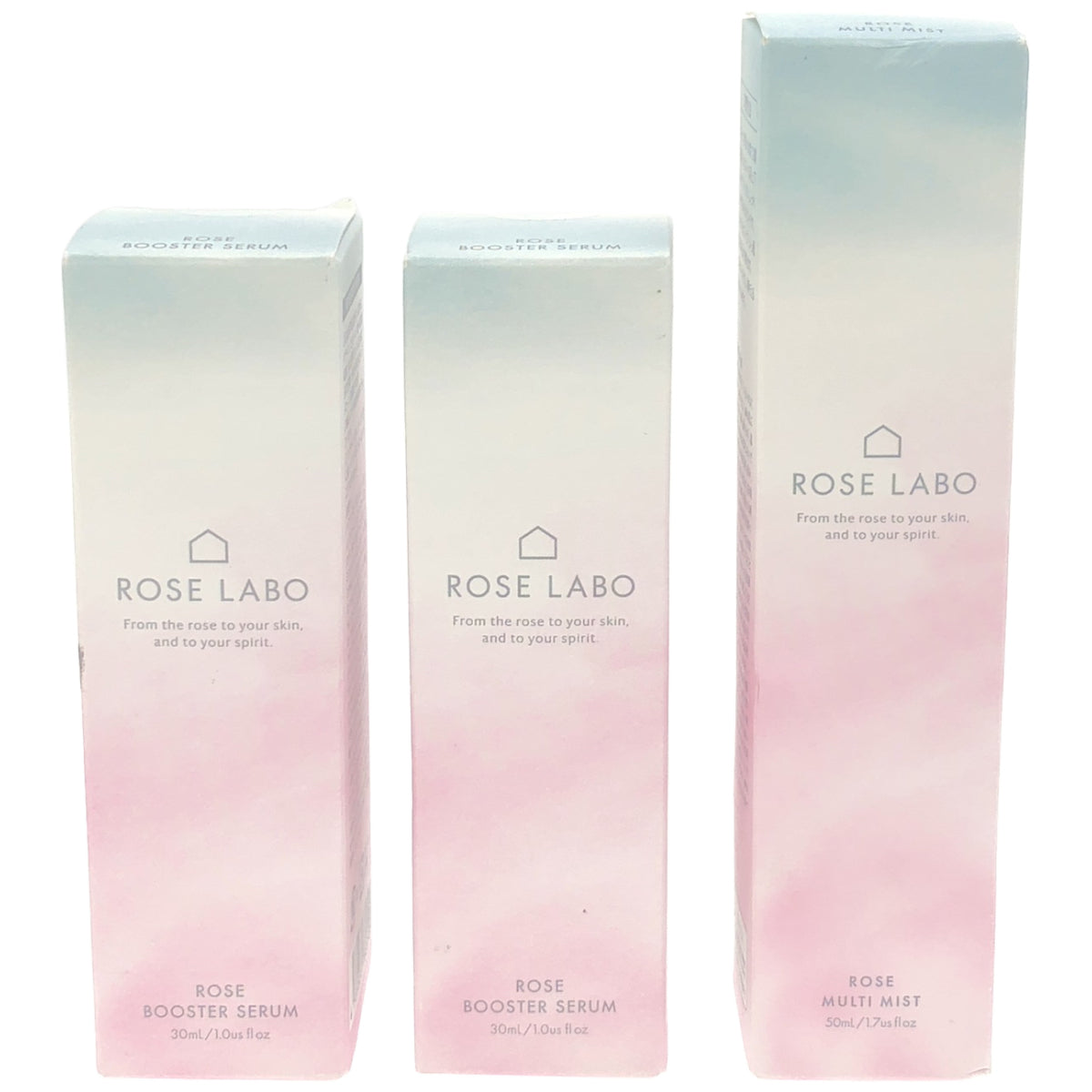 Z000 ローズ ブースターセラム 30mL 2個 & マルチミスト 50mL 3個セット　ラスト1点！
