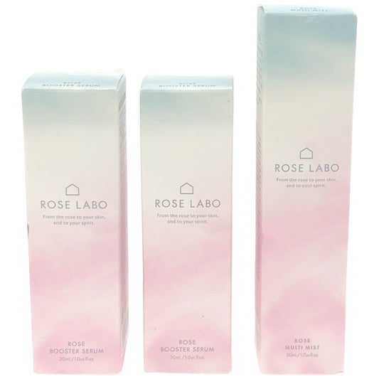 Z000 ローズ ブースターセラム 30mL 2個 & マルチミスト 50mL 3個セット　ラスト1点！
