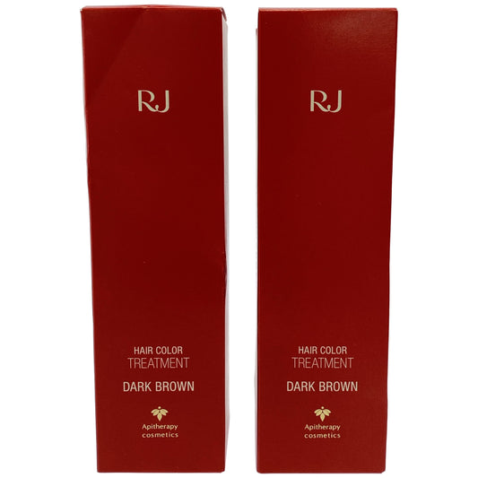 Z000 山田養蜂場 RJ ヘアカラートリートメント a ダークブラウン 210g 2個セット　ラスト1点！