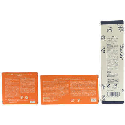 Z000 ペスカ クリア スタイリング ジェル-EX 100g & 薬用 リンクルセラムファンデーション(オークル) 10g & レフィル 10g 3点セット　ラスト1点！