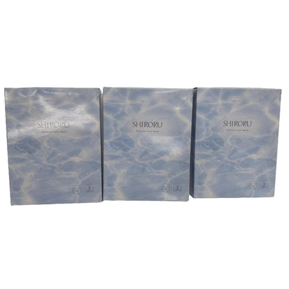 C457 SHIRORU シロル ぷるるんフェイスマスク （シート状美容マスク） Pururun Face Mask 25mL×7枚入 3個セット