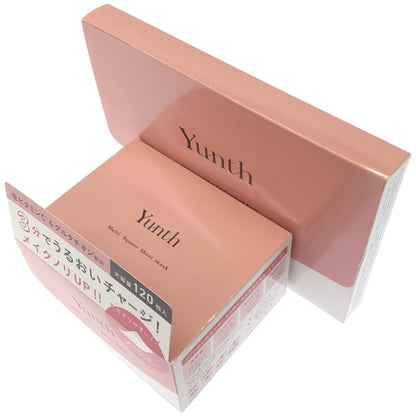 Z000 Yunth マルチ スクエアシートマスク 120枚入り 302mL & マイクロカプセル炭酸パック 3packs 2個セット　ラスト1点！