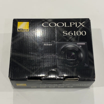 C9P1 D NikonデジタルカメラCOOLPIX S6100 ノーブルブラック S6100BK