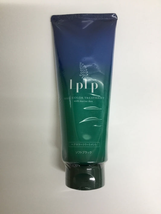 C115 ルプルプ LPLP ヘアカラートリートメント 白髪染め/無添加/染毛料 ソフトブラック 200g