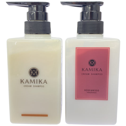 Z000 KAMIKA オールインワンクリームシャンプー RW 400g & TF 400g 計2本セット　ラスト1点！
