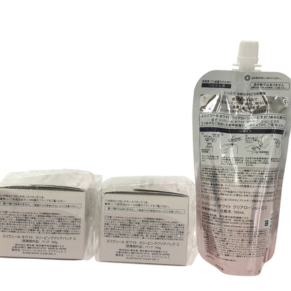 Z000 エリクシール ホワイト スリーピングクリアパック C 105g 2個 & クリアローション C 2 つめかえ用 150mL 1個 計3個セット　ラスト1点！