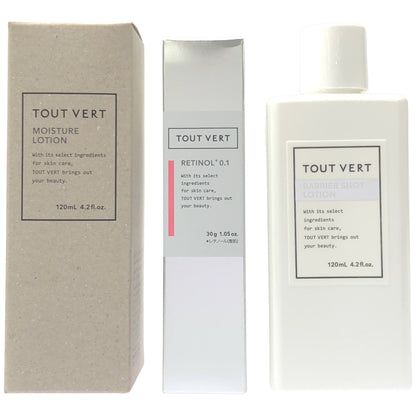 Z000 トゥヴェール 薬用モイスチャーローション 120mL & RT ショット 30g & バリアショットローション 120mL 計3個セット　ラスト1点！