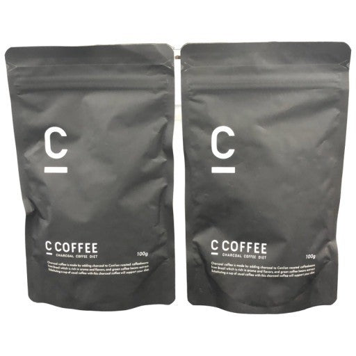 CB14 K C COFFEE チャコールコーヒーダイエット 100g　2袋セット●賞味期限：2027/02～