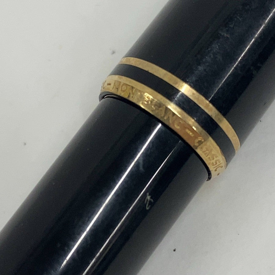 【中古】C54R K Montblanc モンブラン クラシック 万年筆 ペン先 ビンテージ ブラック 傷・汚れあり