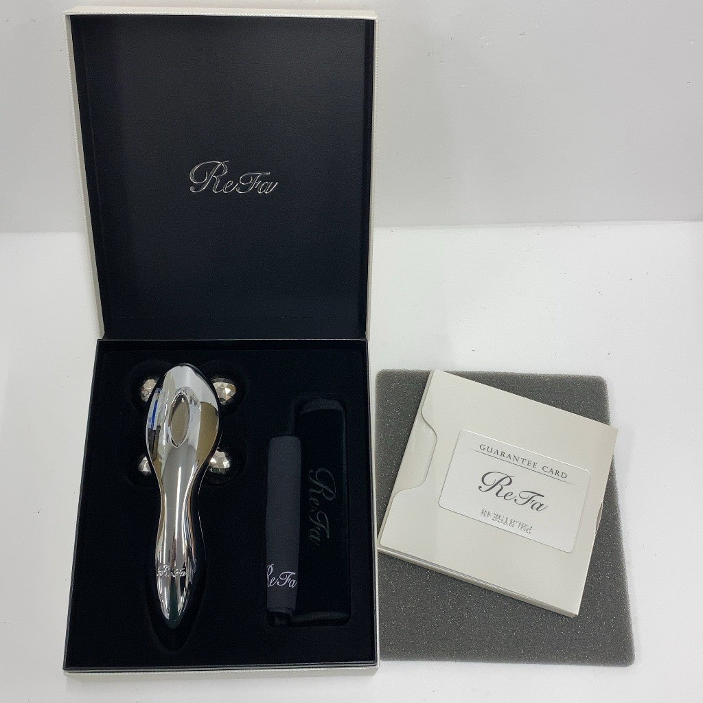C55X D ■MTG プラチナ電子ローラー ReFa 4 CARAT (リファフォーカラット) RF-FC1932B 美顔ローラー
