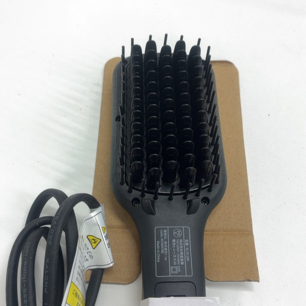 CHP2 SALONIA サロニア ストレートヒートブラシ ワイド ブラック 海外対応 MAX210℃