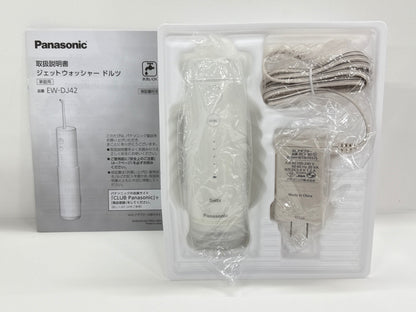 D Panasonic パナソニック ジェットウォッシャー ドルツ EW-DJ42-W(白) ホワイト 強力除去 防水コードレスタイプ