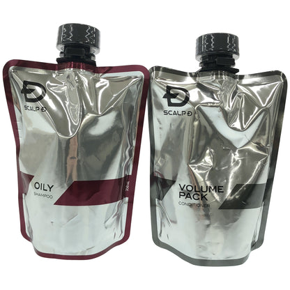 Z000 アンファー スカルプD 薬用 スカルプシャンプー オイル 350mL ボリューム パック コンディショナー 350g 計2個セット　ラスト1点！