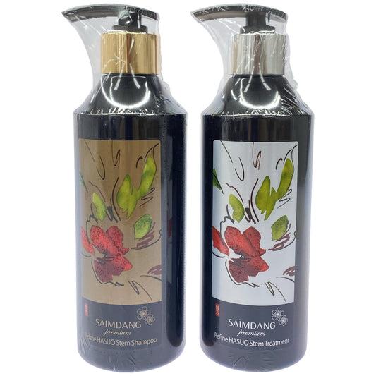 Z000 サイムダンプレミアム リファイン HASUOステム シャンプー400ml & トリートメント400ml 2本セット