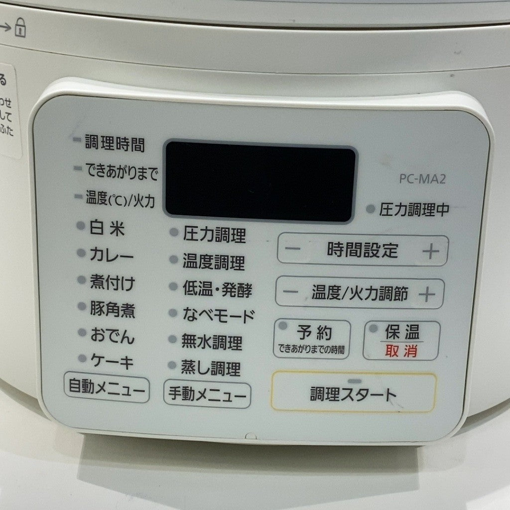 C9X7 D IRIS OHYAMA アイリスオーヤマ 電気圧力なべ PC-MA2 ホワイト