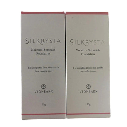 CC23 K SILKRYSTA シルクリスタ ファンデーション オールインワン 毛穴 保湿 25g 2個セット