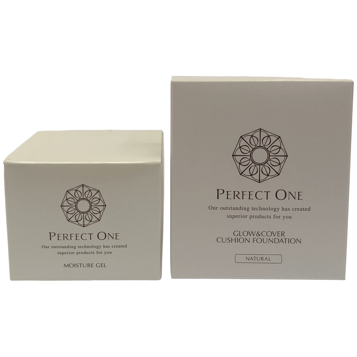 Z000 パーフェクトワン モイスチャージェル 75g & グロウ&カバークッションファンデーションa 14g 2個セット