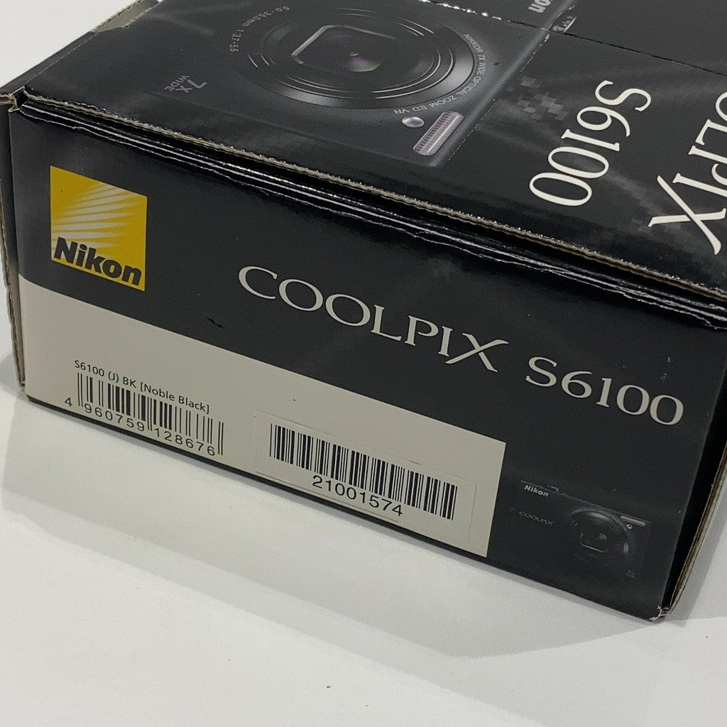 C9P1 D NikonデジタルカメラCOOLPIX S6100 ノーブルブラック S6100BK