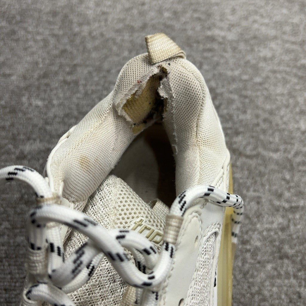 CH02 BALENCIAGA バレンシアガ TRIPLE S CLEAR SOLE TRAINER ダッドスニーカー ホワイト 38